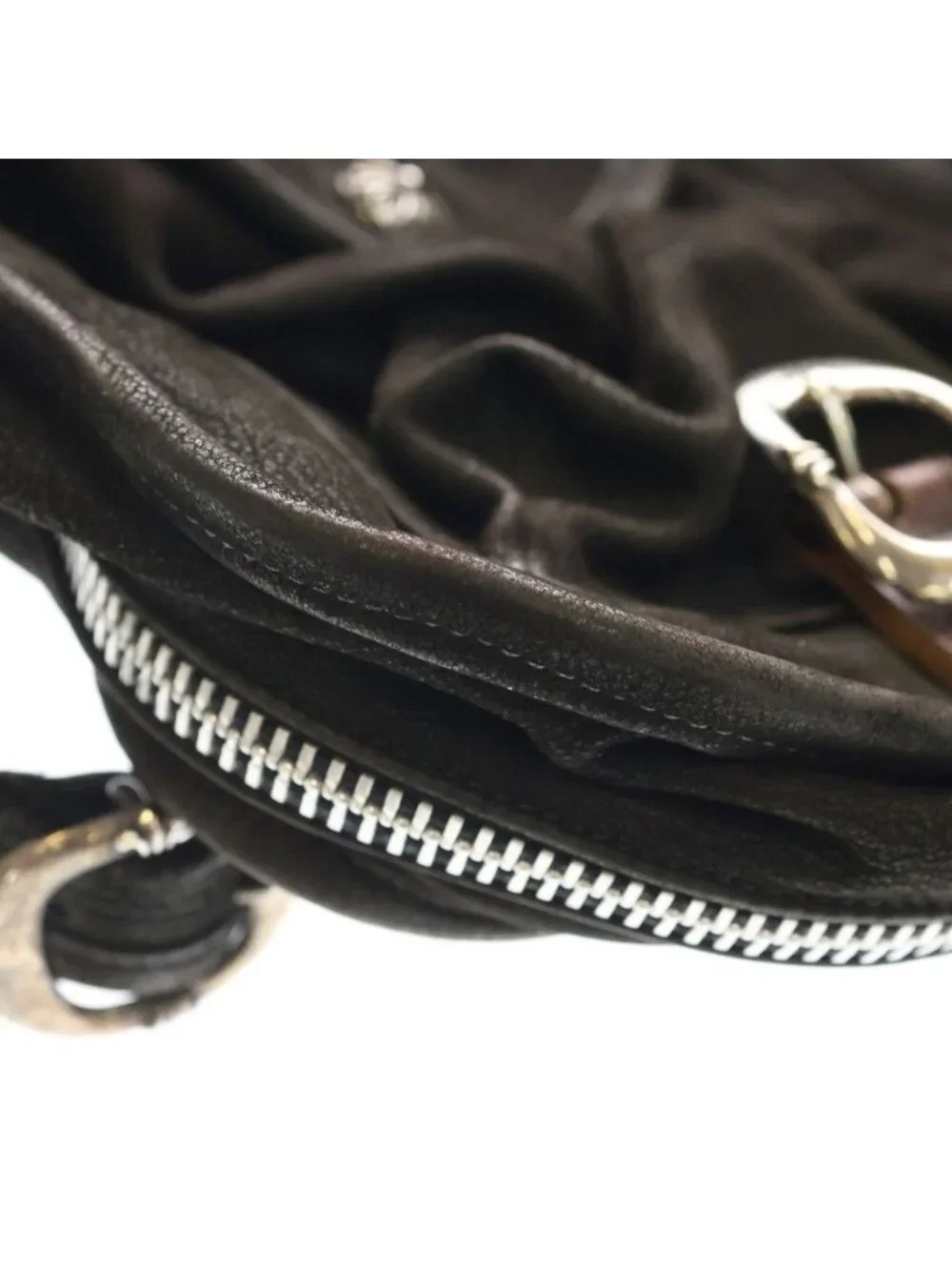 Chrome Hearts Shoulder Bag Sm Gunslinger Strap Leather